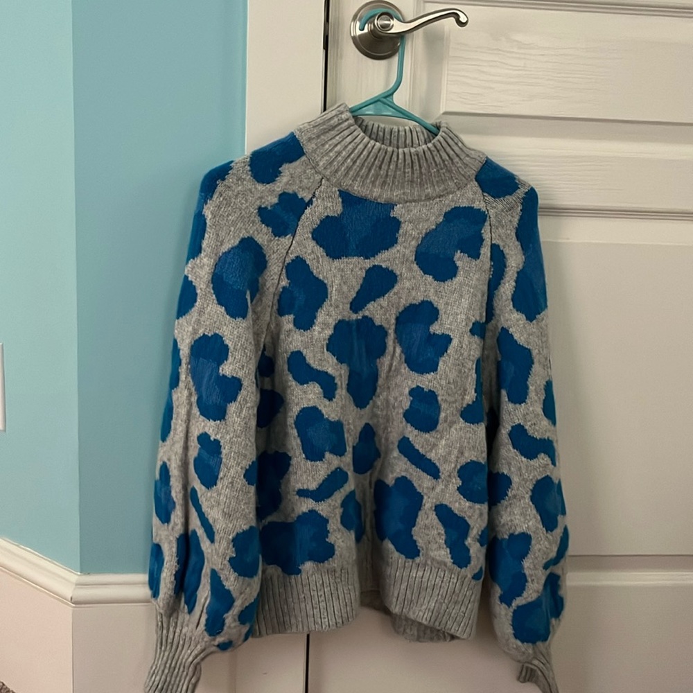 Grey/blue H and M sweater